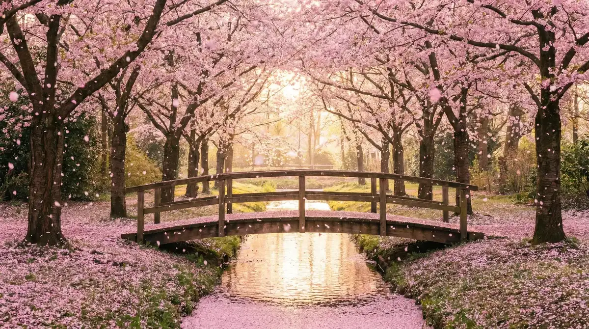樱花桥畔 - 精品无人区麻豆乱码1区2区 唯美风景